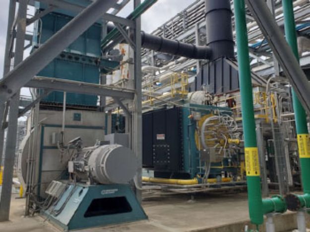Picture of 214000 Lbs/Hr. Cleaver Brooks D-Type Water Tube Boiler; Natural Gas 