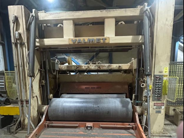 80” x 60” Diameter Valmet 2-Drum Surface Winder, 6000 FPM