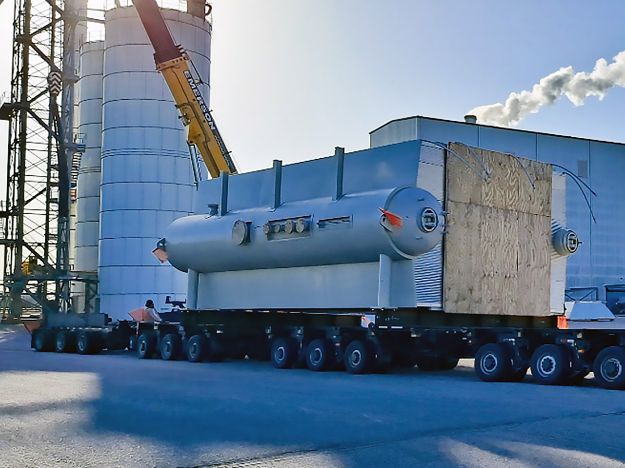 200,000 lbs/hr. Rentech HRSG with Supplemental Duct Burner